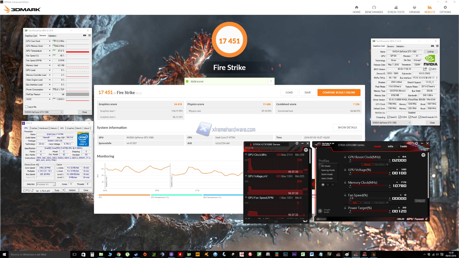 OC GTX 1080 Strix