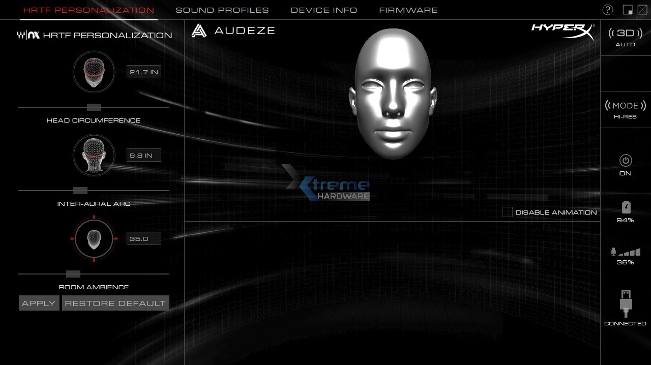 HyperX Cloud Orbit S HRTF software 1 bd342